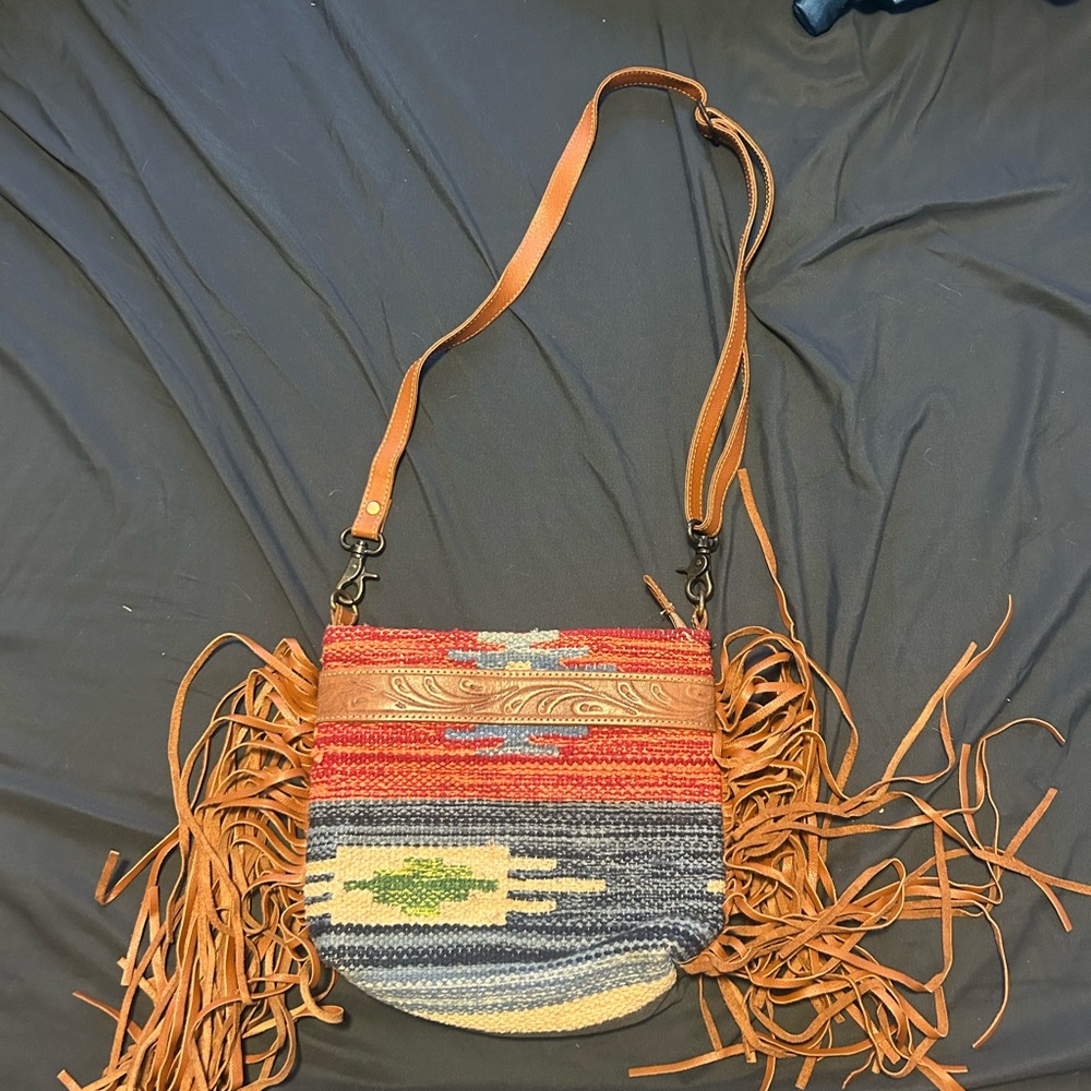 Myra Bag Multicolor Fringe Crossbody